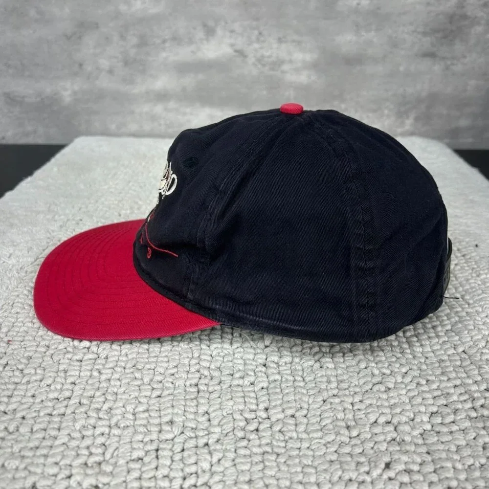 Vintage Chicago Bulls Snapback Hat OSFA Two Tone‎ Embroidered Cap NBA Basketball